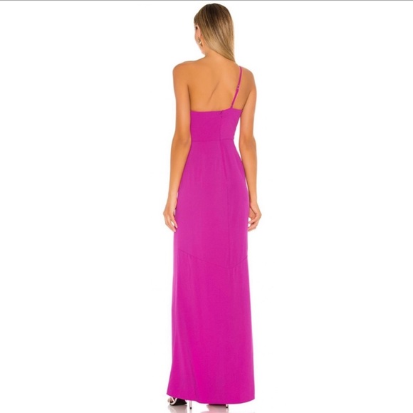 Lovers + Friends Eve Gown in Fushia - Picture 2 of 3